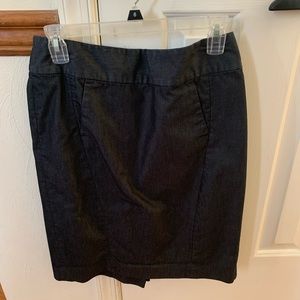 Women’s. Loft skirt. Like a dark denim color